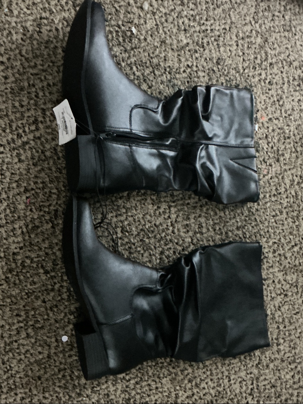 St. John’s Bay Classic Black Mid-Calf Slouch Boots ($60 Obo)